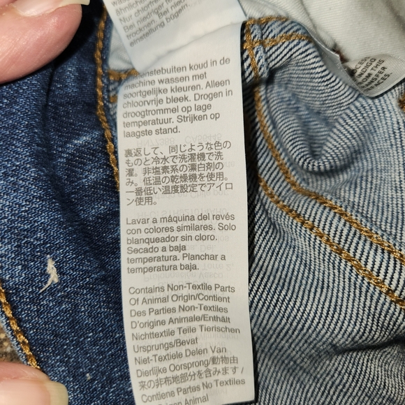 Madewell Size 33P 10" High Rise Skinny Jeans With Tencel/Lyocell Blend Stretchy - Picture 8 of 12